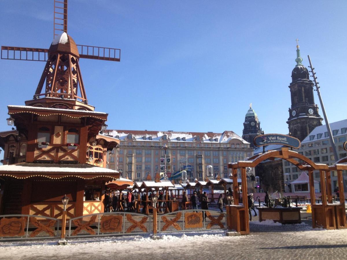 Fewo Am Zwinger Dresda Esterno foto